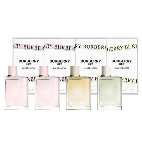 burberry men's 4 piece miniture set|burberry her fragrance.